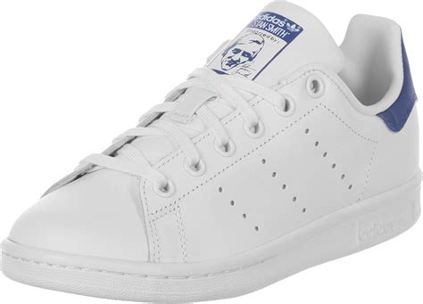 adidas stan smith wit blauw|Blauwe adidas Stan Smith sneakers kopen.